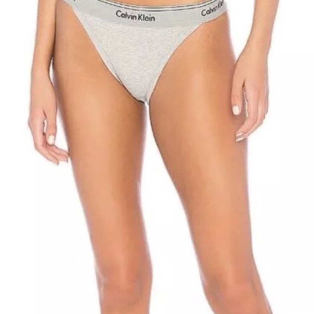 NWT Calvin Klein Womens Modern Cotton Tanga Panty